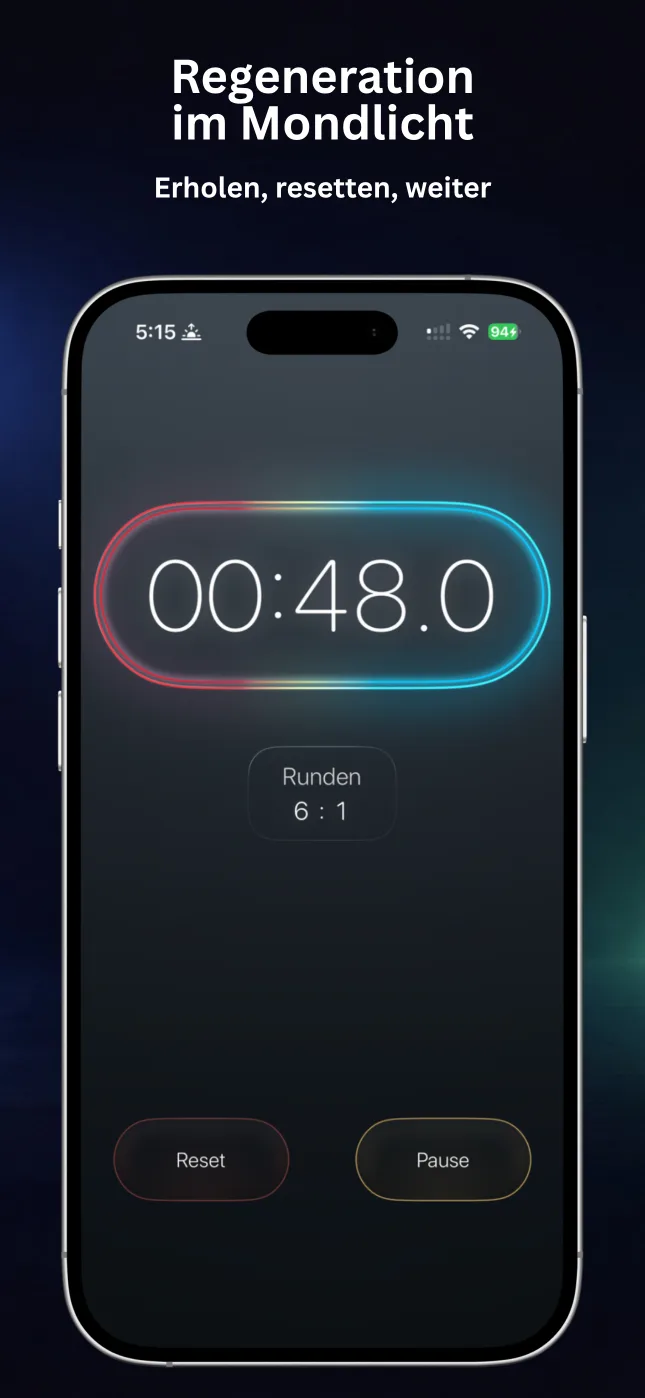 RepChime Timer nach einer Trainingspause